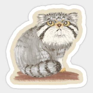 Otocolobus manul Sticker